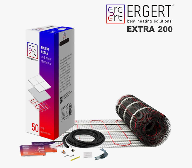 Теплый пол ERGERT Extra 200 - 10,0 кв.м.